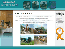 Tablet Screenshot of loewenhof-weitzel.de
